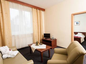 Фото номера Двухместный номер Делюкс с 1 кроватью Отель Hotel Arkadia г. Легница 3